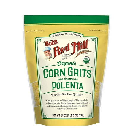 Bob,S Red Mill Organic Corn Grits/Polenta (24 Ounce, Pack Of 2)
