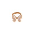 thumbnail image 4 of Ladies Fashion Creative Solid Color Butterfly Adjustable Ring With Opening, 4 of 8
