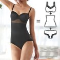 thumbnail image 5 of Honeeladyy Women's Lace Camisole Shapewear, Sleeveless Slimming Elastic Hip Lifting One-piece Shapewear #Fa-Black-XL, 5 of 7
