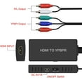 thumbnail image 3 of Convertidor de HDMI a Componente Adaptador de HDMI a YPbPr Convertidor 1080P HDMI a RGB Convertidor para PC, Xbox, PS3, Roku, Reproductores de DVD, 3 of 6