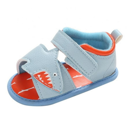 

Infant Baby Boys Funny Sandals Summer Casual Beach Shoes Soft Sole Newborn Cartoon Crib Shoes Toddler Prewalker First Walking Shoes 0-18M