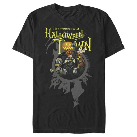 Men's Kingdom Hearts 1 Costume Party  T-Shirt - Black - Large