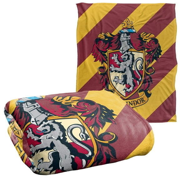 Harry Potter Gryffindor Crest 4 Officially Licensed Silky Touch Super Soft Throw Blanket 50' x 60'