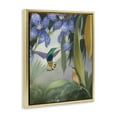thumbnail image 4 of Stupell Industries Hummingbirds in Nature Landscape Painting Gold Floater Framed Canvas Art Print Wall Art, 17 x 21, 4 of 10