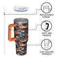 thumbnail image 6 of Camouflage 40oz Tumbler– Stainless Steel Insulated Tumbler with Handle and Straw, Large Capacity Travel Cup for Hot & Cold Drinks, 6 of 6