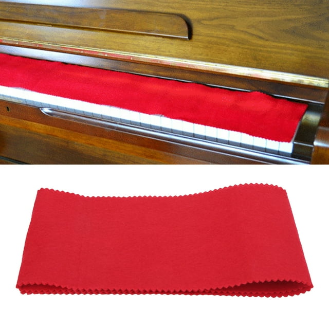 CUBIERTA DEL TECLADO DE PIANO, CUBIERTA DE PIANO DE FIELTRO 49.2 X 5.7IN LAVABLE PARA EVITER DAÑOS