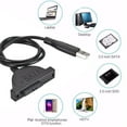 thumbnail image 3 of USB 2.0 SATA Optical Drive Cable 7+6 Pin Adapter for Laptop CD-ROM CD DVD, 3 of 7