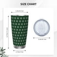 thumbnail image 4 of KLL Green Buffalo Plaid Merry Christmas Print 40oz Stainless Steel Insulated Car Cup with Spillproof Lid - Keep Your Drink Hot or Cold on the Go-Without Straw, 4 of 8