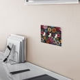 thumbnail image 5 of Yayeee Toggle Light Switch Wall Plate 2-Gang 4.56"x4.48" Decorative Outlet Cover, Vibrant Flowers Pattern, 5 of 7