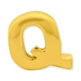 thumbnail image 2 of Fancy Bead Yellow Sterling Silver Q Alphabet & Numbers 8.18 mm 9.09, 2 of 3