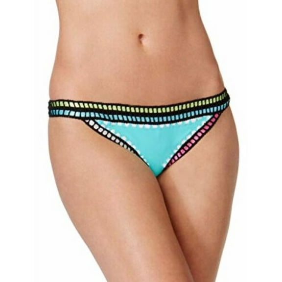 Bar III AQUA Weave It Hipster Bikini Swim Bottom, US Small