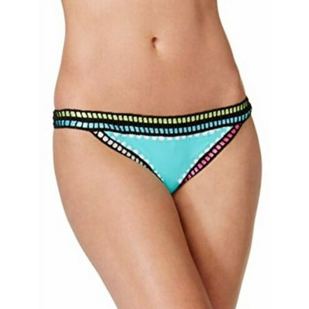 Bar III AQUA Weave It Stitched Hipster Bikini Swim Bottom  US X-Small