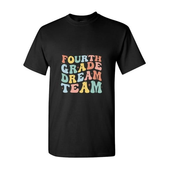 Back To School Gift For The Fourth Grade Dream Team Teacher Squad Unisex T-Shirt, for men & women, up to size 5XL