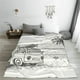 thumbnail image 5 of Balery Summer Vacation Scene With Camping Van Manta de Felpa Suave y Acogedora – Cobija de Franela Aterciopelada para Cama, Lavable y Cálida para Sofá, Mascotas, Transpirable-50"x40", 5 of 7