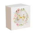thumbnail image 1 of Wedding Acrylic Card Box with Slot 13x25x25cm Versatile and Durable Floral Print Style B, 1 of 9