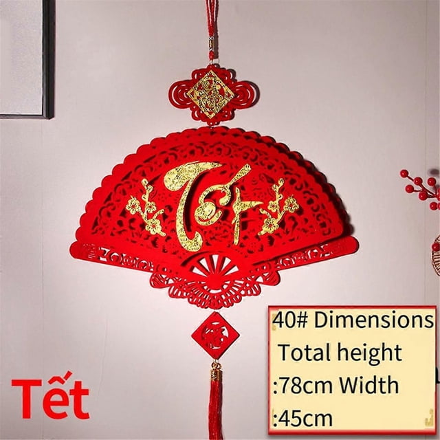 Chinese New Year Tassels Hanging Ornament Pendants Spring Festival Traditional Decor 2024 Lunar Year Decor Pendants 1
