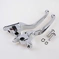 thumbnail image 1 of Aluminum Ergonomic Designed Brake Clutch Levers Compatible with 2008-2013 Harley Touring, 1 of 6