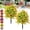 #B, variant on Outdoor Artificial Flowers UV Resistant, Artificial Violet Ball Topiary Trees with Ground Spikes, Insert Floral Decoration for Yard, Lawn, Patio, Walkway & Porch