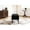 Black, variant on Storage Bench For Bedroom Entry - And Stable, 43.7" W X 18.1" D Foot Offers Comfort Storage,