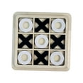 thumbnail image 3 of Tic TAC Toe Game XO Table Toy Party Favors Rustic for Kids Adults Tabletop Decor black white, 3 of 8