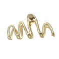 thumbnail image 1 of CSChome Hair Claw French Style Hair Claw Crossing Spring Design Tight Irregular Wave Shape Large Hair Clip Hair Accessories Hair Claw, 1 of 7