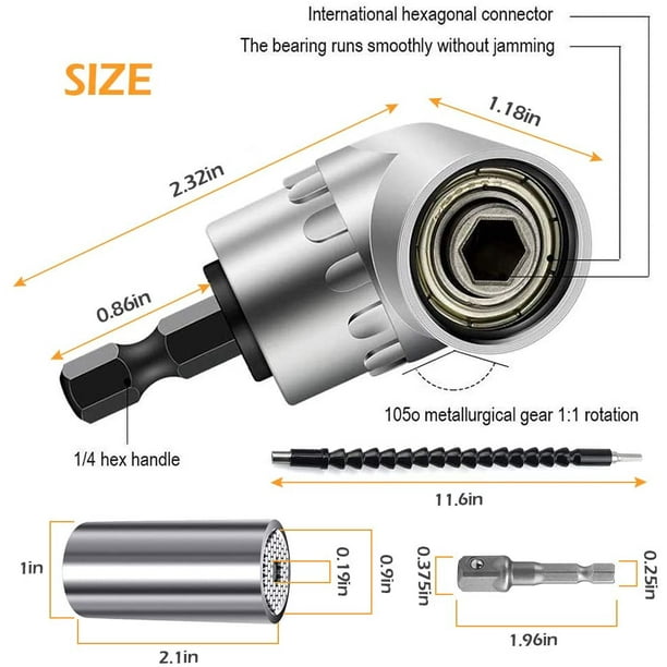 Drill bit cheap extension kit