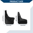 thumbnail image 3 of Guardabarros Unique Bargains con accesorios de montaje para Mercedes-Benz ML350 sin pedal 2012-2015, guardabarros delanteros y traseros, 1 juego, 3 of 6