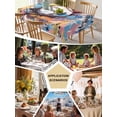 thumbnail image 6 of Baseball Sports,Tablecloth Rectangle Table Cloth 60x102,Waterproof Outdoor Table Cloth Covers Decorative Table Protector,Minimalist Geometric Smear Art Washable Table Cover for Kitchen Dinning Party, 6 of 8