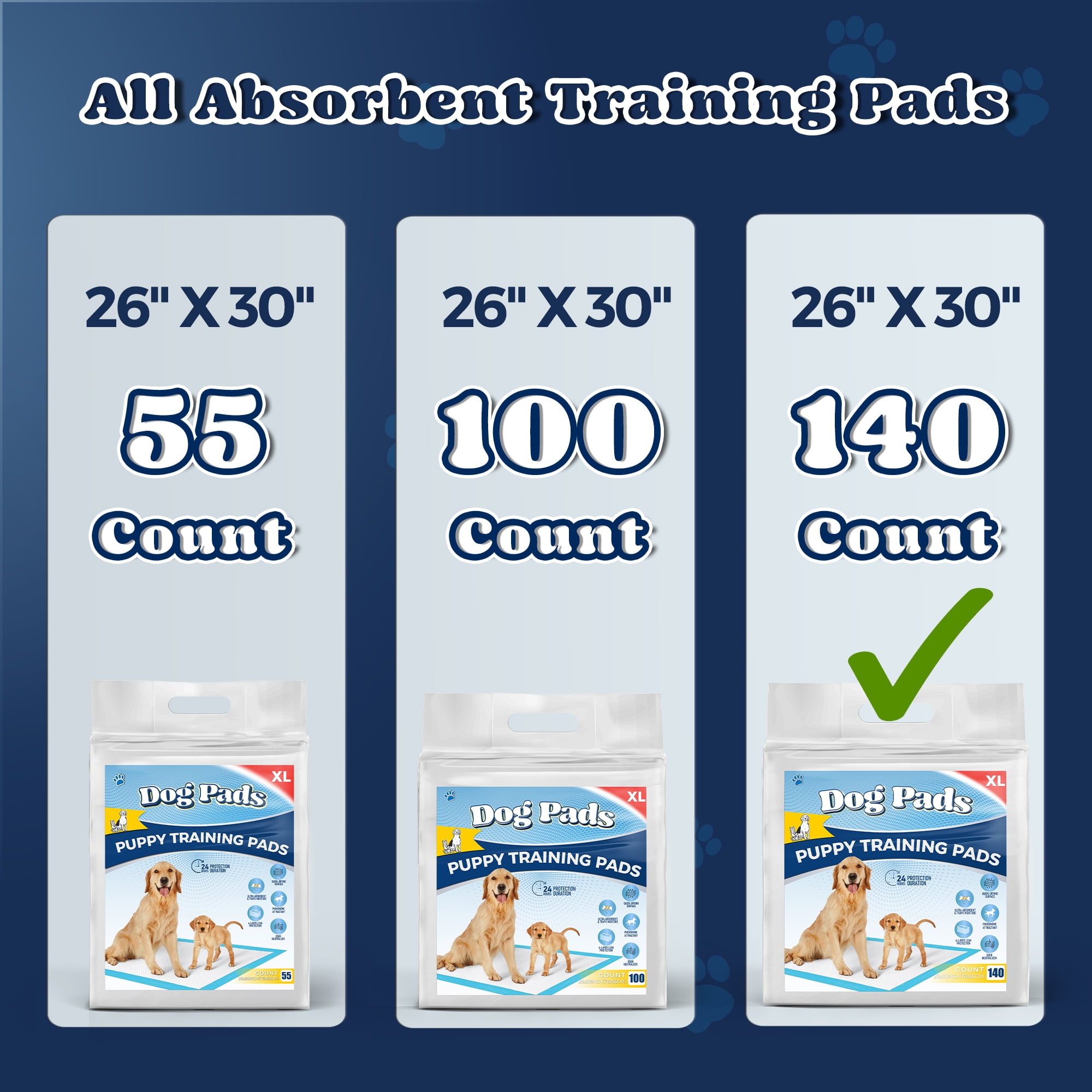 Dog training pads tesco sale