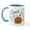 White/Blue Inside, variant on CafePress - Peanuts Snoopy Sketch Pumpkin Mug - 11 oz Ceramic Mug - Novelty Coffee Tea Cup