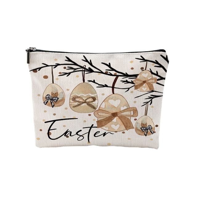 Bolsas de Regalo de Burlap Pequeñas Bolsa de Burlaps de Conejo de Pascua Bolsa de Almacenamiento Multifuncional de Lápiz de Estudiante 9,84 × 6,69 Pulgadas para Regalar a la Familia O un Amigo Como Re