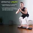 thumbnail image 6 of ProsourceFit High Density Half-Round Foam Rollers 12”, 18", 36" Black, 6 of 7