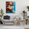 thumbnail image 2 of Stupell Industries Beautiful Vivid Woman Underwater Swimming Flowing Hair Canvas Wall Art, 36 x 48, Design by Colin John Staples, 2 of 5