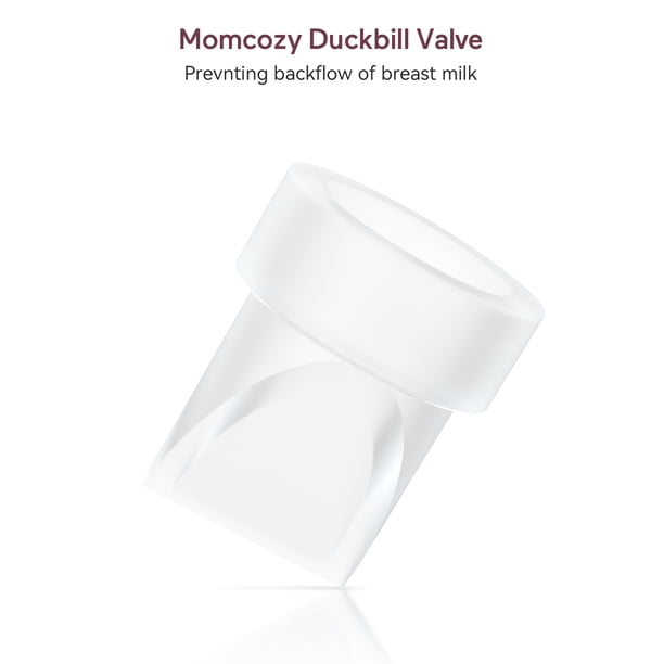Momcozy Válvulas de Pico de Pato Compatibles con Momcozy M5, Accesorios de Repuesto Originales M5, Paquete de 4