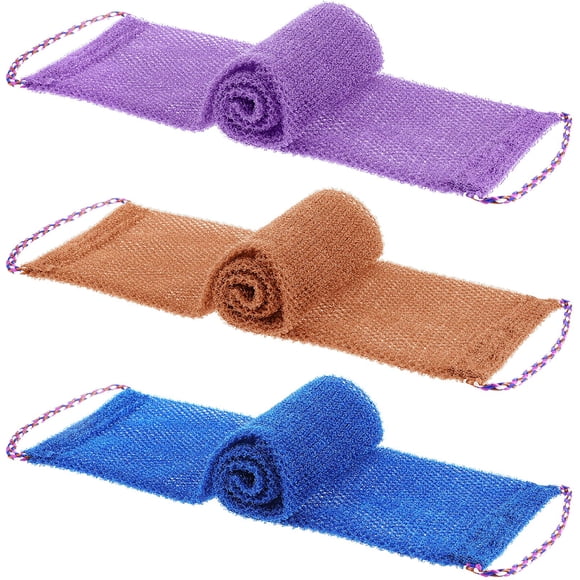 Esponjas exfoliantes africanas para baño y espalda Tegeme, 3 unidades