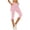 Pink, variant on Women's Athletic Skirted Leggings Golf Tennis Running Capri Yoga Pants Workout Active Casual Slim Clothing with Pockets