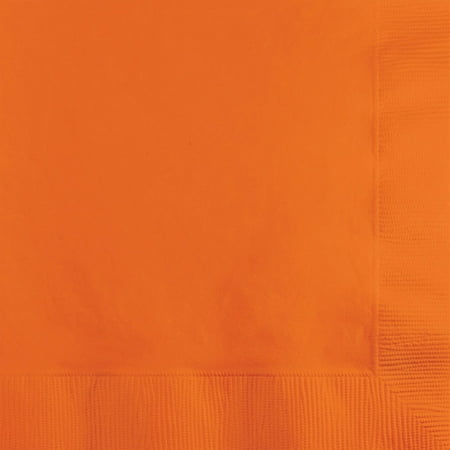 Celebrations 2 Ply Beverage Napkins Sunkissed Orange 20/Pack (573282)