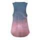 thumbnail image 4 of Playeras,Blusas y Tops,Ropa para Mujer Cropped Tank Top Camiseta suelta sin mangas con cuello en V de doble capa estampada para mujer (Pink, S), 4 of 5