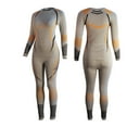 thumbnail image 4 of uublik Women Thermal Underwear Set Long Johns Quick-dry Soft Cold Weather Warm Base Layer Winter Ski Top Bottom, Orange, 4 of 4