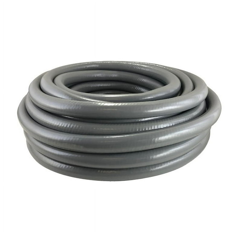 Flexon Pro Series 5/8 in. D X 100 ft. L Heavy Duty Contractor Grade Contractor Grade Hose Gray Flexon Pro Series 5/8 in. D X 100 ft. L Heavy Duty Contractor Grade Contractor Grade Hose Gray