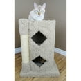 thumbnail image 2 of New Cat Condos Premier Solid Wood Cat Cavern-Color:Blue, 2 of 7