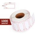 thumbnail image 2 of Removable Freezer Labels Waterproof White & Red 1000 Pack 50x25mm, 2 of 5