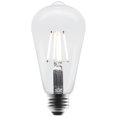 thumbnail image 2 of Better Homes & Gardens LED Vintage Light Bulb, ST19 40W Daylight Classic Filament, E26, Dim - 8 Pk, 2 of 9