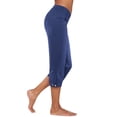 thumbnail image 2 of Tqcoqu Capris for Women with Pockets,Golf Pants 7/8 High Waisted Stretch Pull On Ankle Business Casual Travel Athletic Work,Blue Women's S-XXXL, 2 of 9