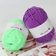 thumbnail image 5 of COM1950s Colorful Hand Knitting 25g Knitting Crochet Milk Soft Baby Cotton Wool Yarn, 5 of 9