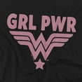 thumbnail image 2 of Wonder Woman Girl Power Pink Unisex Infant Snap Suit for Baby, Black, Small, 2 of 4