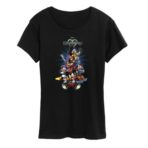 Disney - Kingdom Hearts - Kingdom Hearts Group - Women's Short Sleeve Graphic T-Shirt
