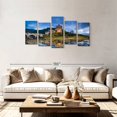 thumbnail image 2 of Elephant Stock Loch Duich Castle Wall Art - Horizontal Multi Panel Canvas - Living Room Wall Decor - Architecture Multi Panel - Blue And Green Decor - 74" x 37", 2 of 4