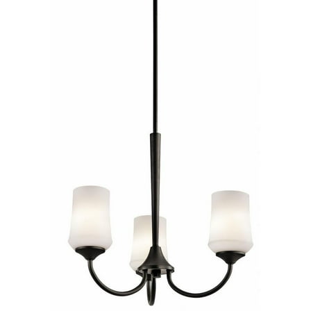 Traditional Farmhouse Three Light Chandelier-Olde Bronze Finish-Incandescent Lamping Type Bailey Street Home 147-Bel-1788432