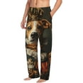 thumbnail image 6 of Susaid Modern Cute Dog Print Mens Pajama Pants Set Sleep & Lounge Pants, PJ Bottoms with Pockets and Button Fly-3X-Large, 6 of 6